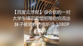 【百度云泄密】很会玩的一对大学生情侣宾馆啪啪自拍流出 妹子被调教的很听话 1080P高清